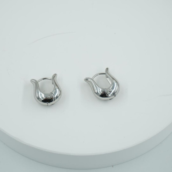 ARETES ZO11153E/15MM/200 PLATEADO Acero Inoxidable