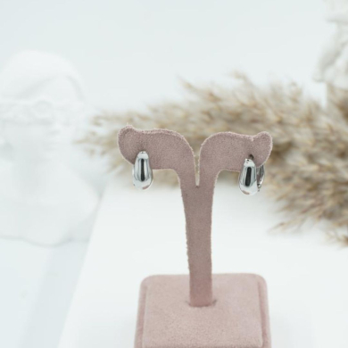 ARETES ZO11153E/15MM/200 PLATEADO Acero Inoxidable