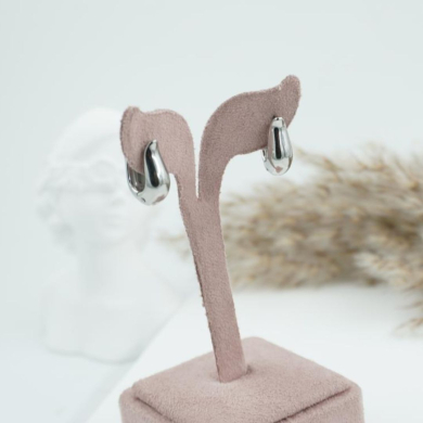 ARETES ZO11153E/15MM/200 PLATEADO Acero Inoxidable