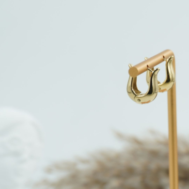 ARETES ZO11153E/15MM/200 DORADO Acero Inoxidable