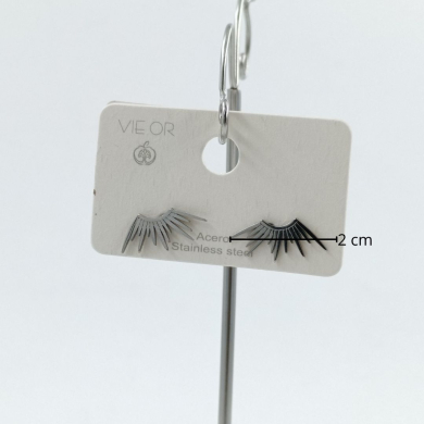 ARETES ZO3909E150 PLATEADO Acero Inoxidable