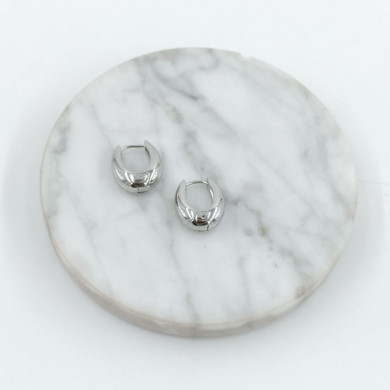 ARETES ZO11150E/15MM/200 PLATEADO Acero Inoxidable