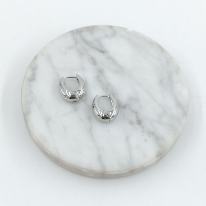 ARETES ZO11150E/15MM/200 PLATEADO Acero Inoxidable
