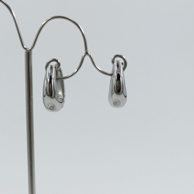 ARETES ZO11150E/15MM/200 PLATEADO Acero Inoxidable