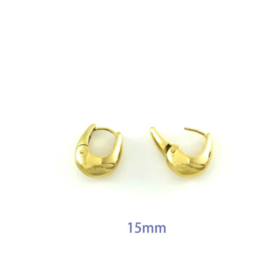 ARETES ZO11150E/15MM/200 DORADO Acero Inoxidable