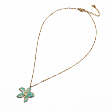 COLLAR Y00744 VERDE Acero Inoxidable E27