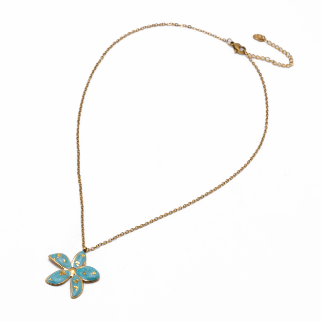 COLLAR Y00744 AZUL Acero Inoxidable E27