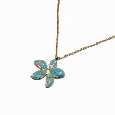 COLLAR Y00744 AZUL Acero Inoxidable E27