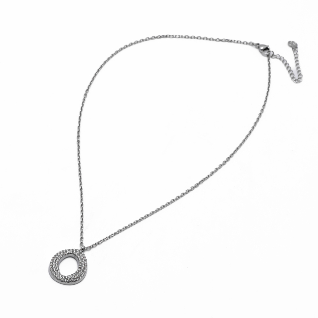 COLLAR Y00761 PLATEADO Acero Inoxidable E27