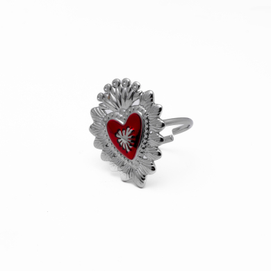 ANILLO Y00810 PLATEADO Acero Inoxidable A26