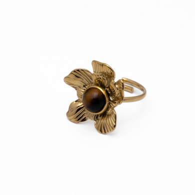 ANILLO Y00701 MARRON Acero Inoxidable A38