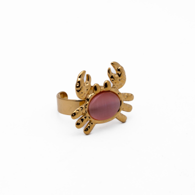 ANILLO Y00768 ROSA Acero Inoxidable 2A31