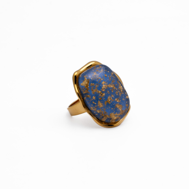 ANILLO Y00734 AZUL Acero Inoxidable 2A26