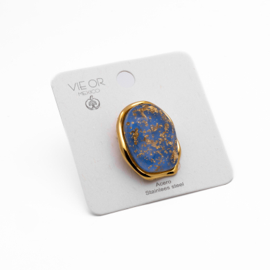 ANILLO Y00734 AZUL Acero Inoxidable 2A26