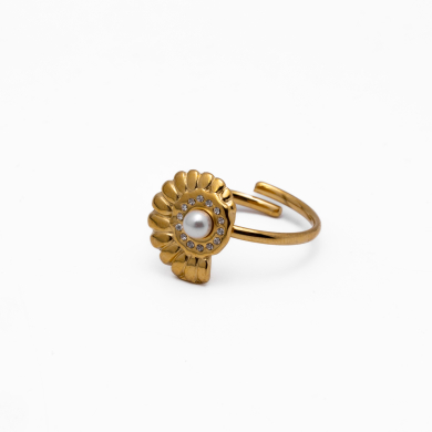 ANILLO Y00667 DORADO Acero Inoxidable 2A41