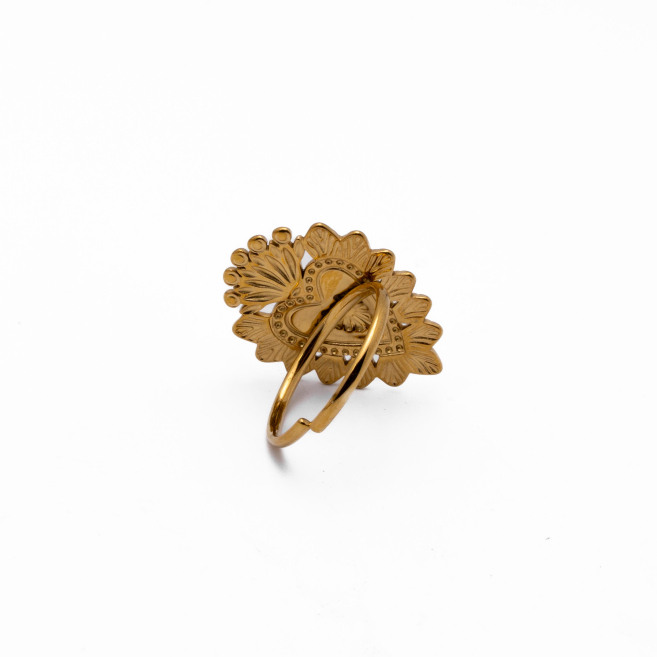 ANILLO Y00810 DORADO Acero Inoxidable A26