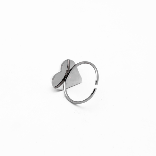 ANILLO Y00771 PLATEADO Acero Inoxidable A26