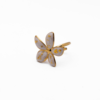 ANILLO Y00746 BLANCO Acero Inoxidable 2A45
