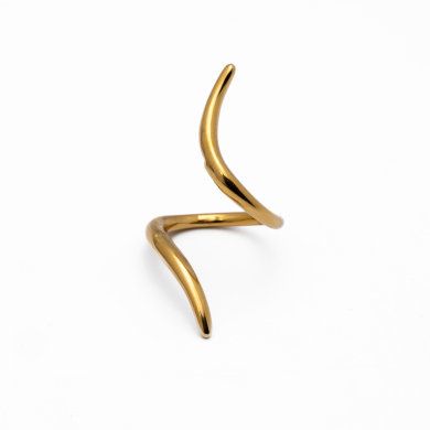 ANILLO Y00254 Dorado Acero Inoxidable -A24