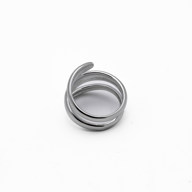 ANILLO Y00825 PLATEADO Acero Inoxidable 2A34