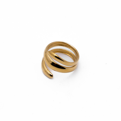 ANILLO Y00825 DORADO Acero Inoxidable 2A34