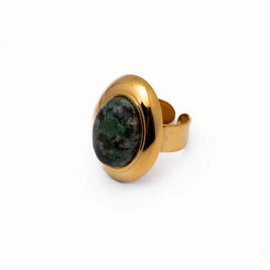 ANILLO Y00752 VERDE Acero Inoxidable 2A48
