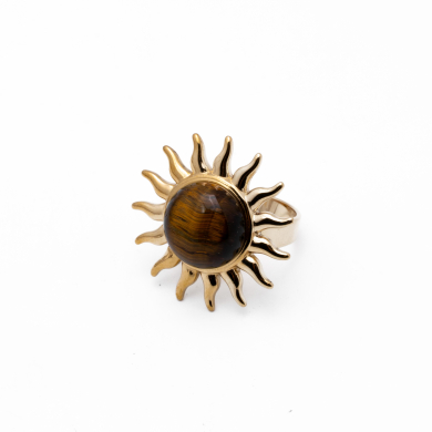 ANILLO Y00821 MARRON Acero Inoxidable A38