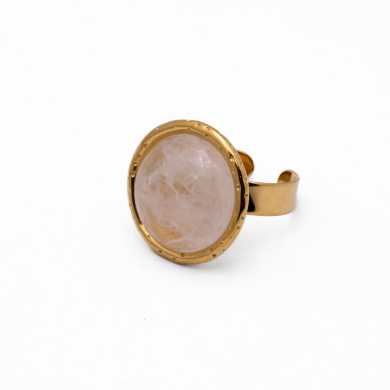 ANILLO Y00832 BLANCO Acero Inoxidable