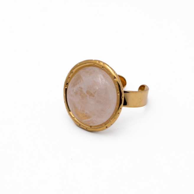 ANILLO Y00832 BLANCO Acero Inoxidable