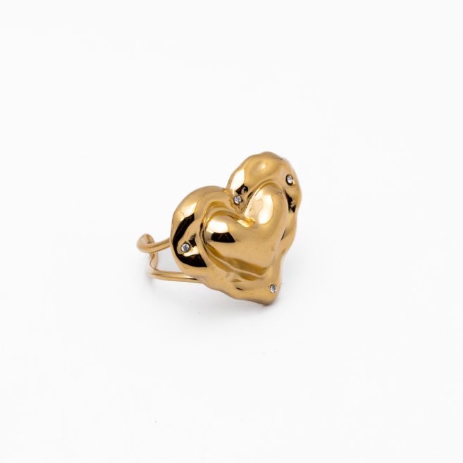 ANILLO Y00740 DORADO Acero Inoxidable 2A47