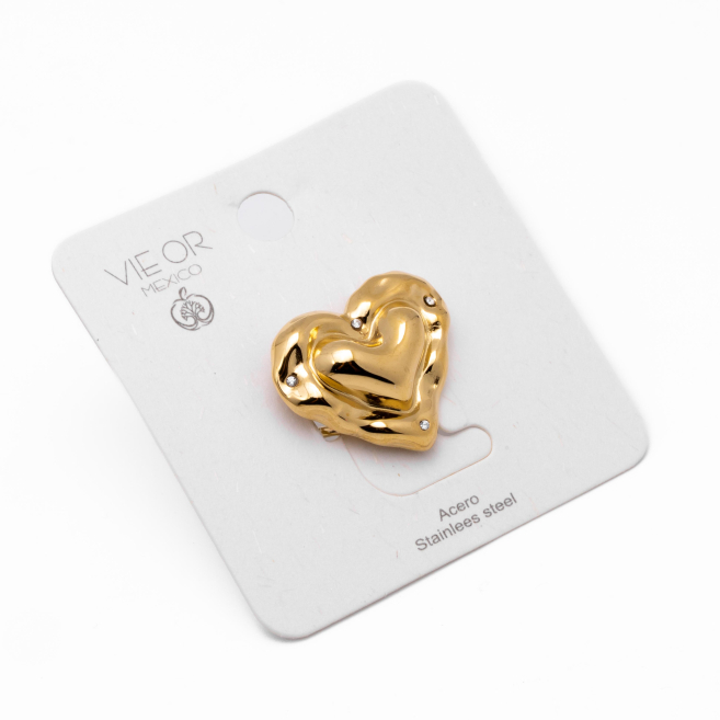 ANILLO Y00740 DORADO Acero Inoxidable 2A47