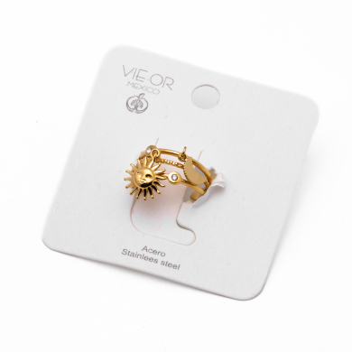 ANILLO Y00703 DORADO Acero Inoxidable A44
