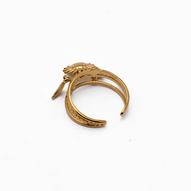 ANILLO Y00703 DORADO Acero Inoxidable A44
