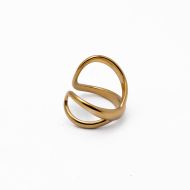 ANILLO Y00798 DORADO Acero Inoxidable 2A35