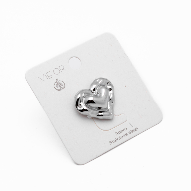 ANILLO Y00740 PLATEADO Acero Inoxidable 2A47