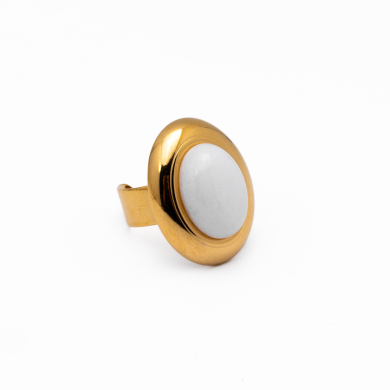 ANILLO Y00752 BLANCO Acero Inoxidable 2A48