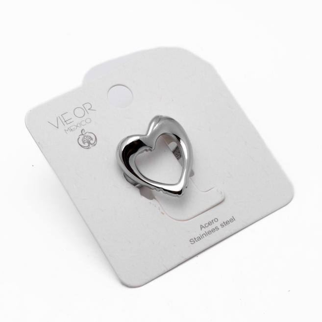 ANILLO Y00758 PLATEADO Acero Inoxidable A210