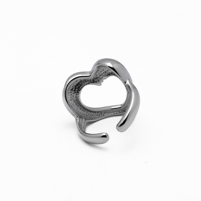 ANILLO Y00758 PLATEADO Acero Inoxidable A210