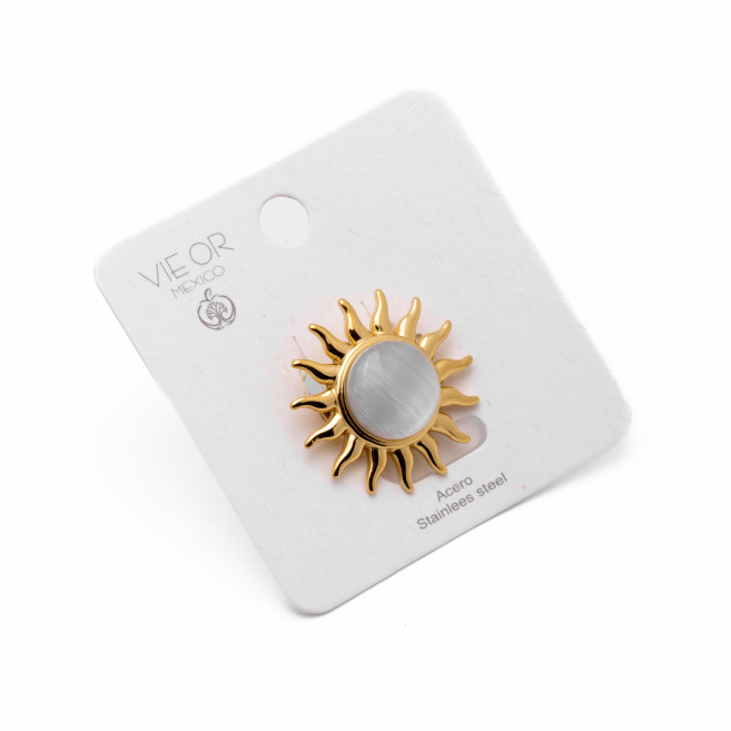 ANILLO Y00821 BLANCO Acero Inoxidable A38