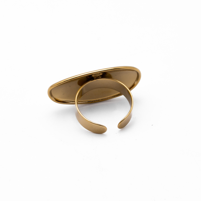 ANILLO Y00610 DORADO Acero Inoxidable A25