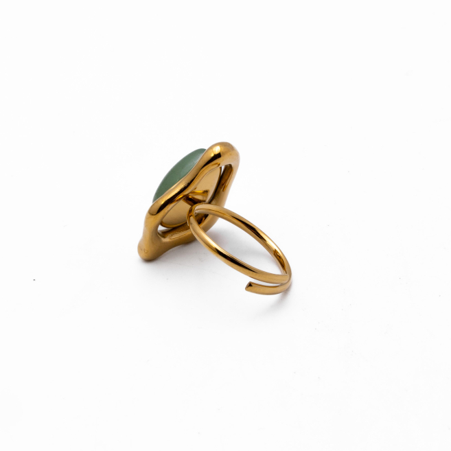 ANILLO Y00637 VERDE Acero Inoxidable A27