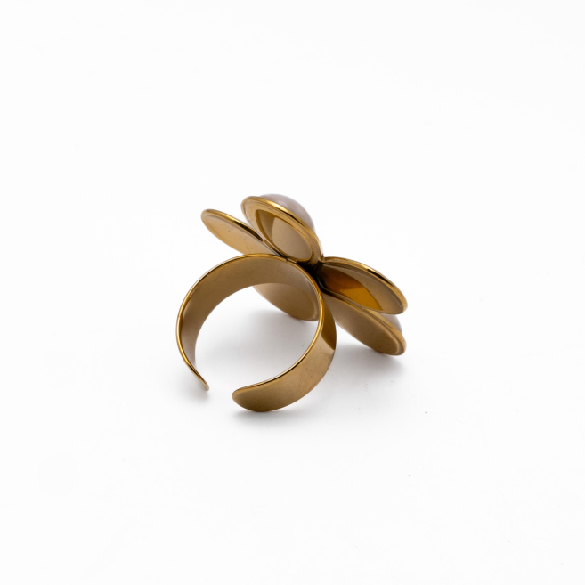 ANILLO Y00569 BLANCO Acero Inoxidable 2A45