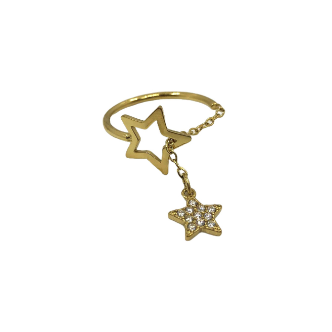 ANILLO ZO13453R DORADO Acero Inoxidable