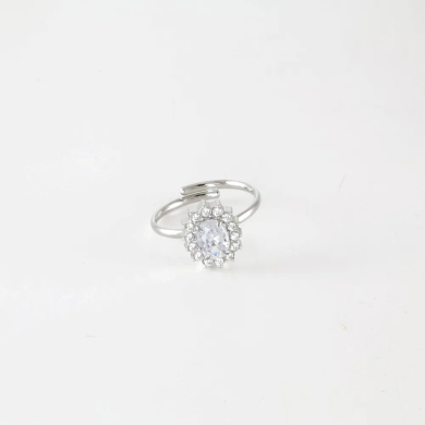 ANILLO ZO8824R180 PLATEADO Acero Inoxidable