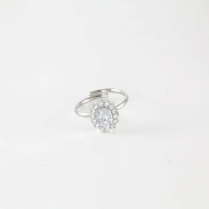 ANILLO ZO8824R180 PLATEADO Acero Inoxidable