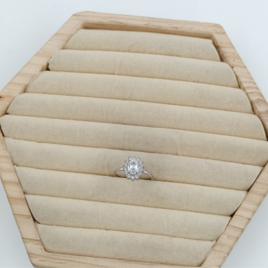 ANILLO ZO8824R180 PLATEADO Acero Inoxidable