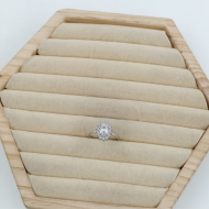 ANILLO ZO8824R180 PLATEADO Acero Inoxidable