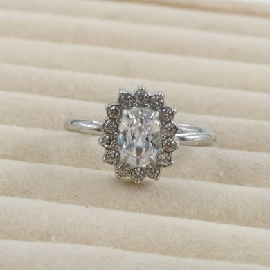 ANILLO ZO8824R180 PLATEADO Acero Inoxidable