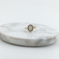 ANILLO ZO8824R180 DORADO Acero Inoxidable
