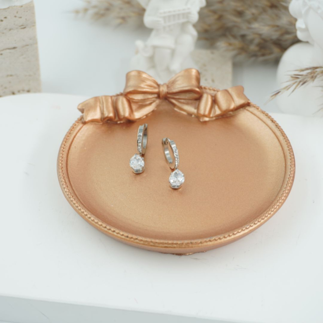 ARETES ZO11605E PLATEADO Acero Inoxidable
